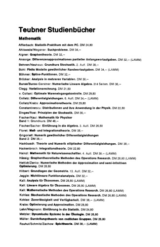 Versicherungsmathematik: Teil 2 Theoretische Grundlagen, Risikotheorie, Sachversicherung