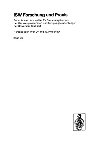 Grafisch dynamische Simulation des Bearbeitungsvor- ganges für Doppelschlitten- drehmaschinen