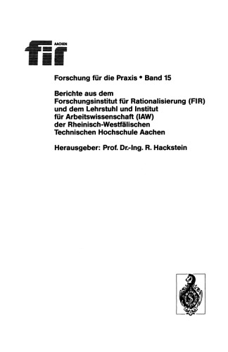 Betriebsdatenerfassung in Konstruktion und Arbeitsplanung