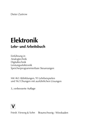 Elektronik: Lehr- und Arbeitsbuch