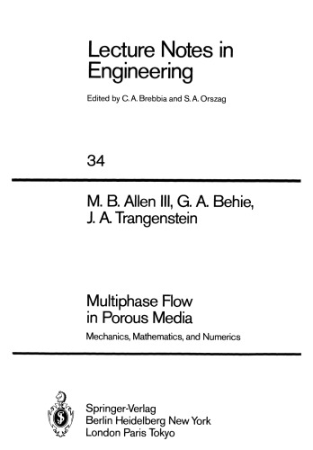 Multiphase Flow in Porous Media: Mechanics, Mathematics, and Numerics