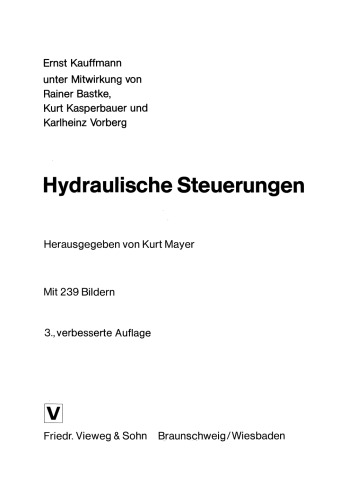 Hydraulische Steuerungen