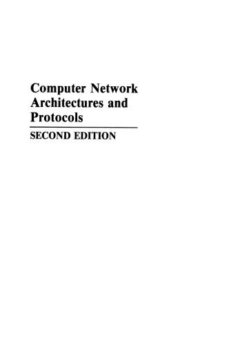 Computer Network Architectures and Protocols