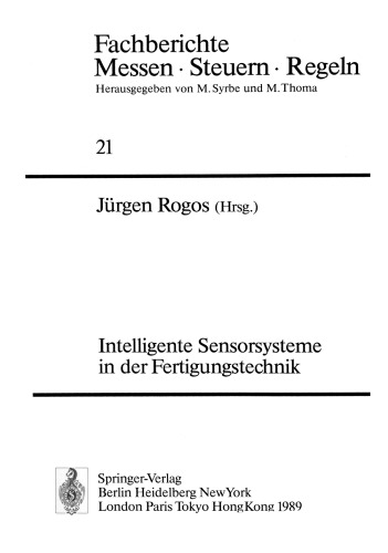 Intelligente Sensorsysteme in der Fertigungstechnik