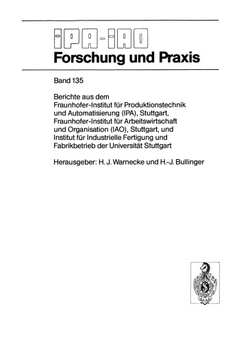 Fertigungsstrukturierung auf der Basis von Teilefamilien