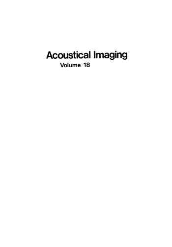 Acoustical Imaging