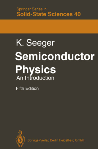 Semiconductor Physics: An Introduction