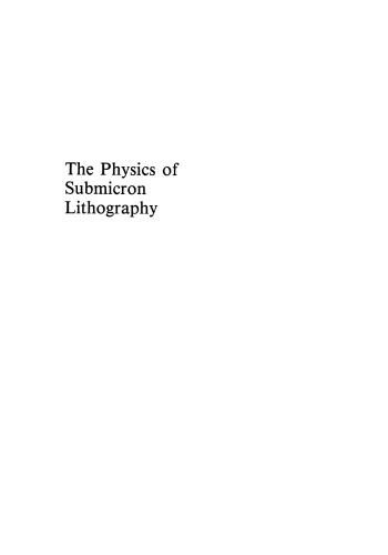 The Physics of Submicron Lithography