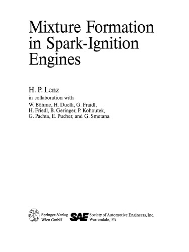 Mixture Formation in Spark-Ignition Engines