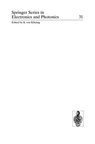 Single-Electron Tunneling and Mesoscopic Devices: Proceedings of the 4th International Conference SQUID ’91 (Sessions on SET and Mesoscopic Devices), Berlin, Fed. Rep. of Germany, June 18–21, 1991