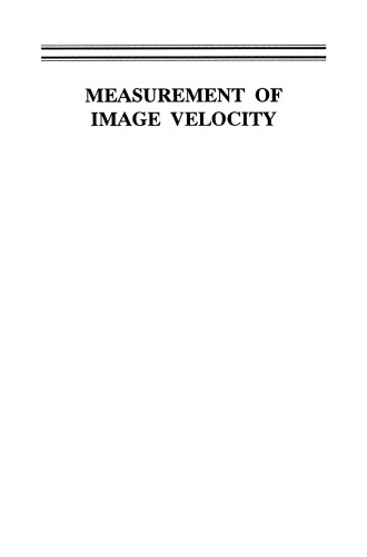 Measurement of Image Velocity