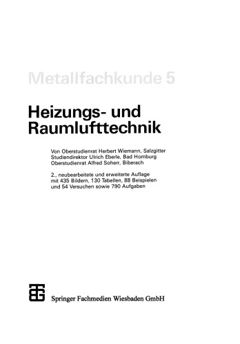 Heizungs- und Raumlufttechnik