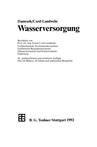 Wasserversorgung