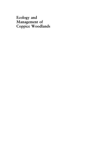 Ecology and Management of Coppice Woodlands