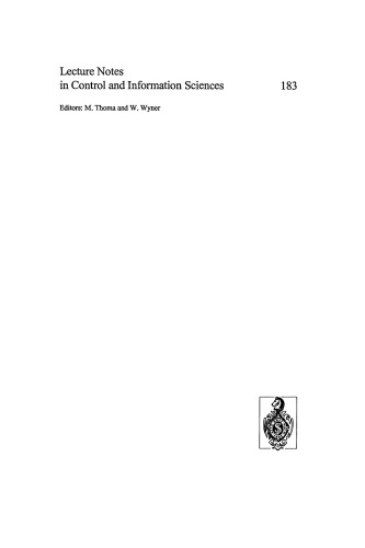 Robust Control: Proceedings of a workshop held in Tokyo, Japan, June 23 – 24, 1991