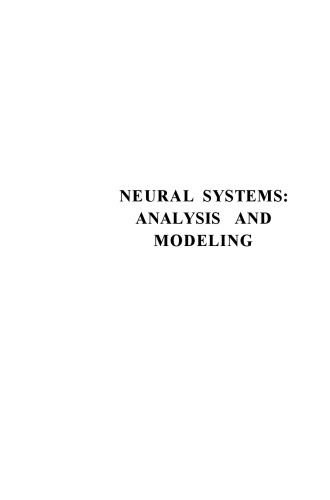 Neural Systems: Analysis and Modeling