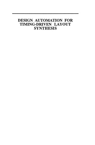 Design Automation for Timing-Driven Layout Synthesis