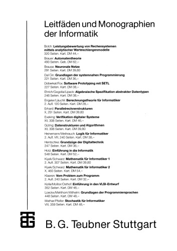 Systematisches Programmieren: Eine Einführung