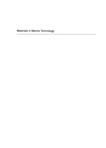 Materials in Marine Technology