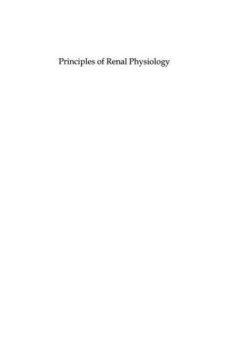 Principles of Renal Physiology