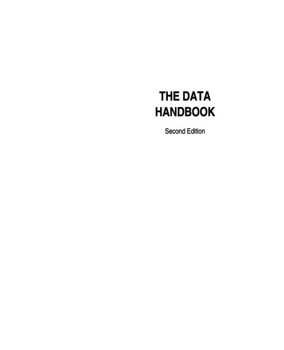 The Data Handbook: A Guide to Understanding the Organization and Visualization of Technical Data