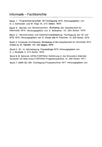 Fachtagung Prozessrechner 1977: Augsburg, 7. und 8. März 1977