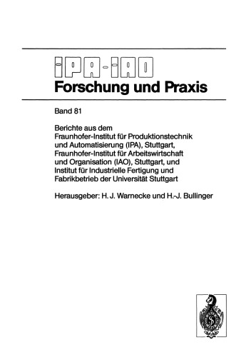 Rechnerunterstützte Planung von Montageablaufstrukturen für Erzeugnisse der Serienfertigung