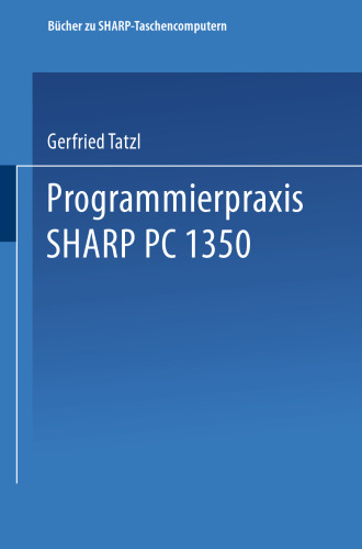 Programmierpraxis SHARP PC-1350