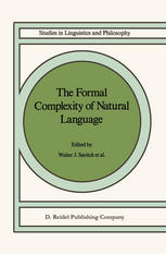 The Formal Complexity of Natural Language