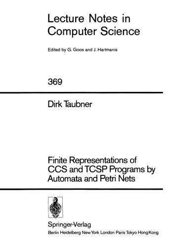 Finite Reresentations of CCS and TCSP Programs by Automata and Petri Nets