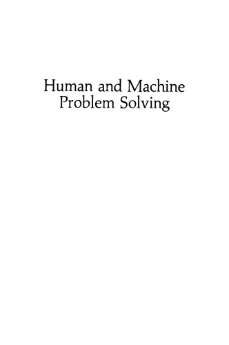 Human and Machine Problem Solving