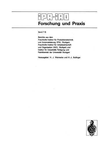 Rechnerunterstützte Arbeitsplatzgestaltung: IAO-Forum 26. September 1990