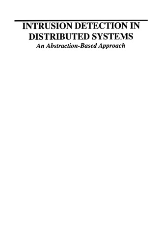 Intrusion Detection in Distributed Systems: An Abstraction-Based Approach