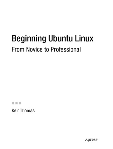 Beginning Ubuntu Linux: From Novice to Professional