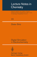 Digital Simulation in Electrochemistry