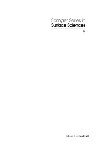 Kinetics of Interface Reactions: Proceedings of a Workshop on Interface Phenomena, Campobello Island, Canada, September 24–27, 1986