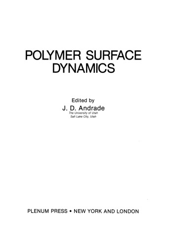 Polymer Surface Dynamics