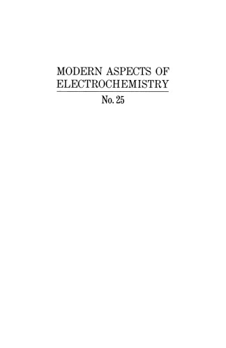 Modern Aspects of Electrochemistry