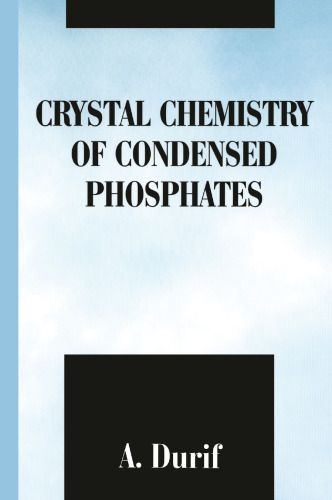 Crystal Chemistry of Condensed Phosphates