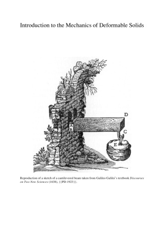 Introduction to the Mechanics of Deformable Solids: Bars and Beams