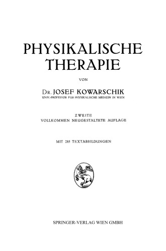 Physikalische Therapie