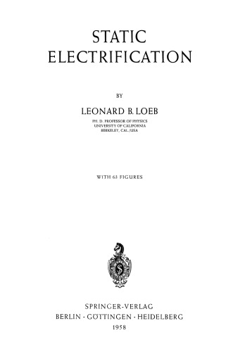 Static Electrification