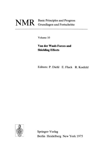 Van der Waals Forces and Shielding Effects