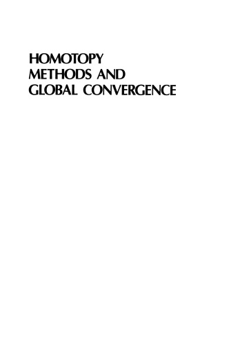 Homotopy Methods and Global Convergence