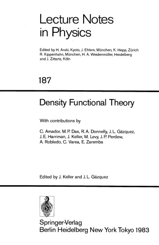 Density Functional Theory