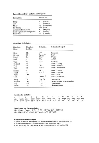 Physikalische Chemie und Biophysik