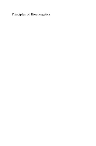 Principles of Bioenergetics