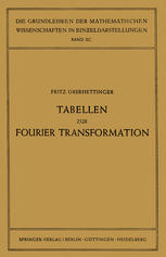 Tabellen zur Fourier Transformation