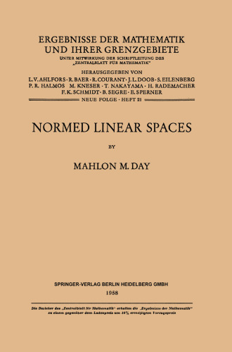 Normed Linear Spaces