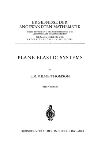 Plane Elastic Systems